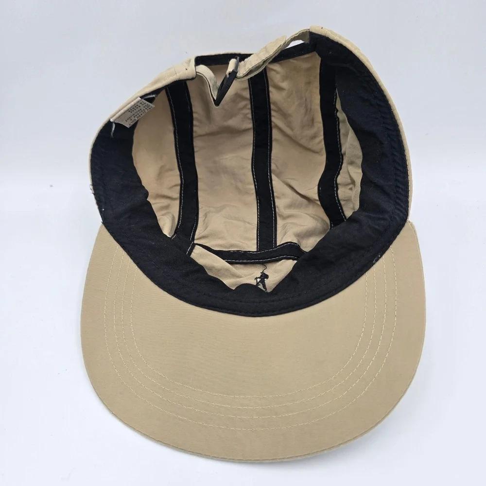 Royal Robbins 5 Panel Hat Rugged Outdoor Clothing Nylon Zipper Pocket Adjustable